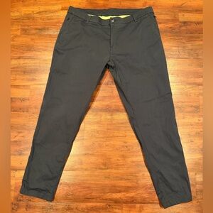 Birddogs Chino Pants Mens Size 40x32 Navy Performance Golf Straight Leg Stretch